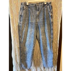 Bill Blass Vintage Acid Wash Mom Jeans 18W